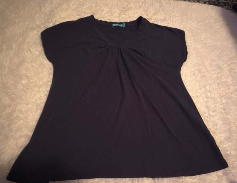 Fresh Produce Navy Blue Sleeveless Knot-Front Top